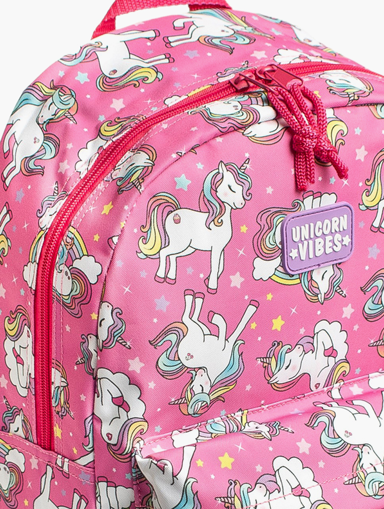 MyRunway Shop Fashionation Pink Unicorn Print Backpack for Kids from